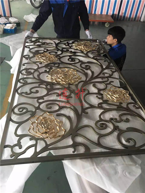 铜艺铝艺镀金奢华护栏