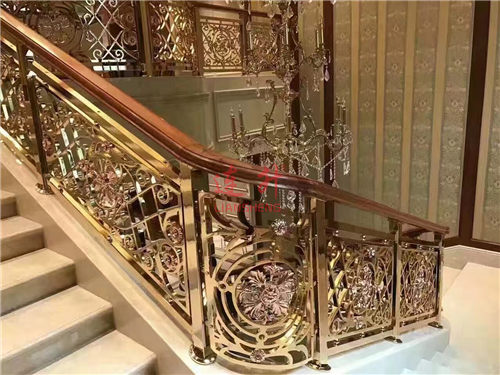 铜艺铝艺镀金奢华护栏