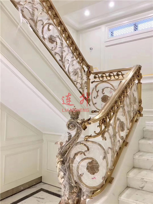 铜艺铝艺镀金奢华护栏